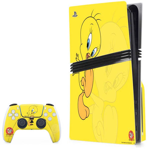 Looney Tunes Tweety Bird Double PlayStation PS5 Skins