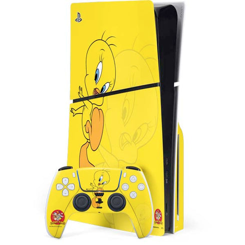 Looney Tunes Tweety Bird Double PlayStation PS5 Skins
