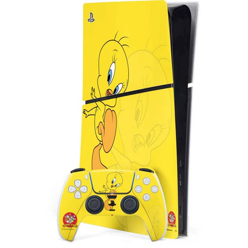 Looney Tunes Tweety Bird Double PlayStation PS5 Skins