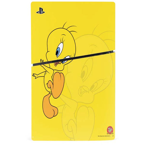 Looney Tunes Tweety Bird Double PS5 Slim Digital Edition Console Skin