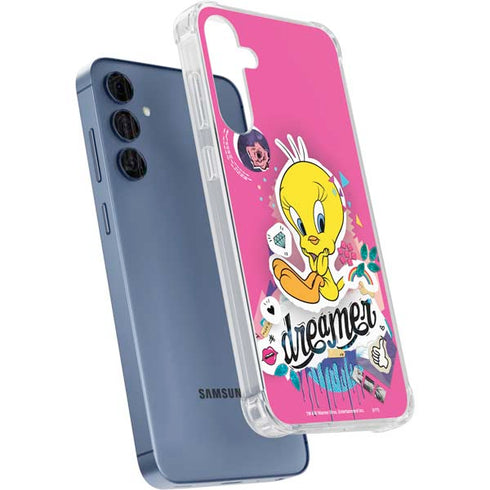 Looney Tunes Tweety Bird Dreamer Galaxy A55 5G Clear Case