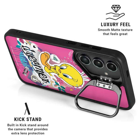 Looney Tunes Tweety Bird Dreamer Galaxy S24 Plus Kickstand Case
