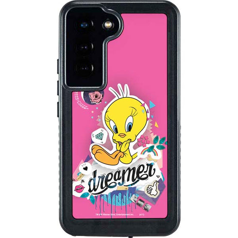Looney Tunes Tweety Bird Dreamer Galaxy S24 Waterproof Case