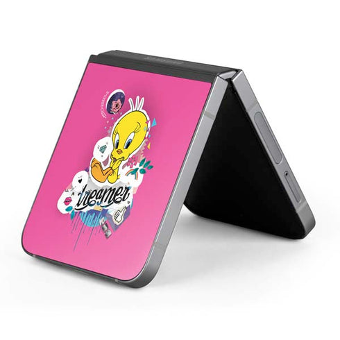 Looney Tunes Tweety Bird Dreamer Galaxy Z Flip6 Skin