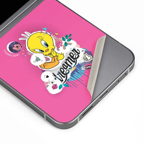 Looney Tunes Tweety Bird Dreamer Galaxy Z Flip6 Skin