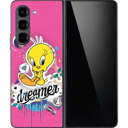 Looney Tunes Tweety Bird Dreamer Galaxy Z Fold5 5G Skin