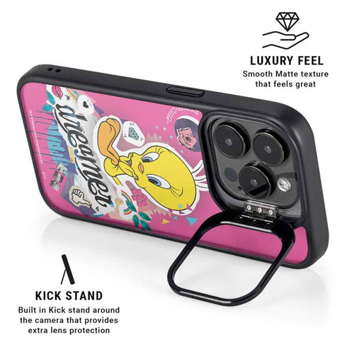 Looney Tunes Tweety Bird Dreamer iPhone 13 Pro Kickstand Case