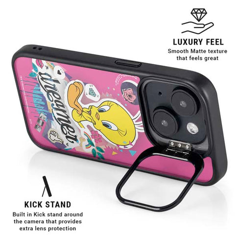 Looney Tunes Tweety Bird Dreamer iPhone 14 Plus Kickstand Case