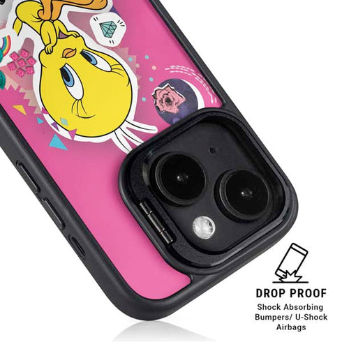 Looney Tunes Tweety Bird Dreamer iPhone 15 Plus Kickstand Case