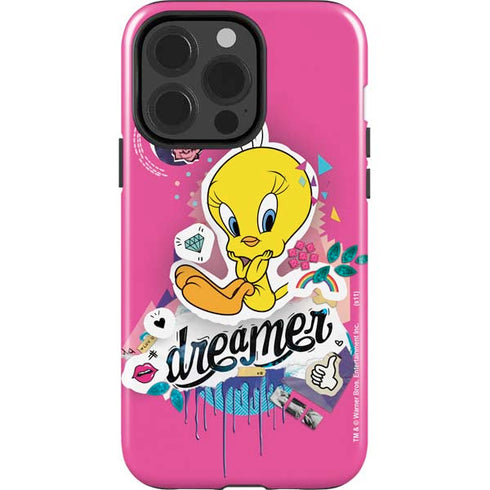 Looney Tunes Tweety Bird Dreamer iPhone 15 Pro Impact Case