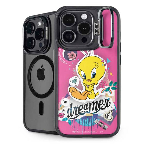 Looney Tunes Tweety Bird Dreamer iPhone 15 Pro Kickstand Case