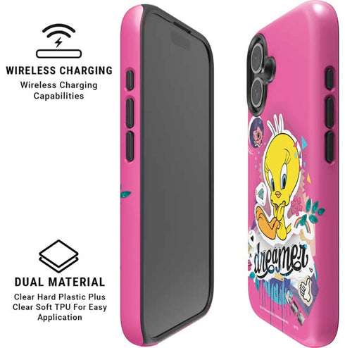 Looney Tunes Tweety Bird Dreamer iPhone 16 Magsafe Impact Case
