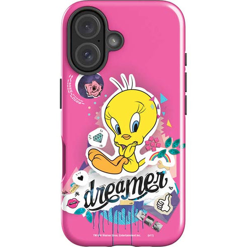Looney Tunes Tweety Bird Dreamer iPhone 16 Plus Impact Case