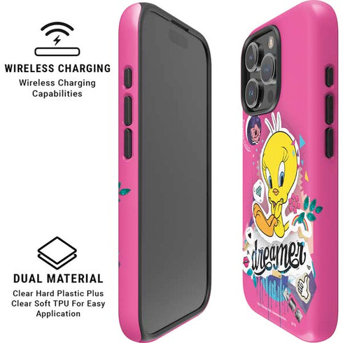 Looney Tunes Tweety Bird Dreamer iPhone 16 Pro Max Magsafe Impact Case