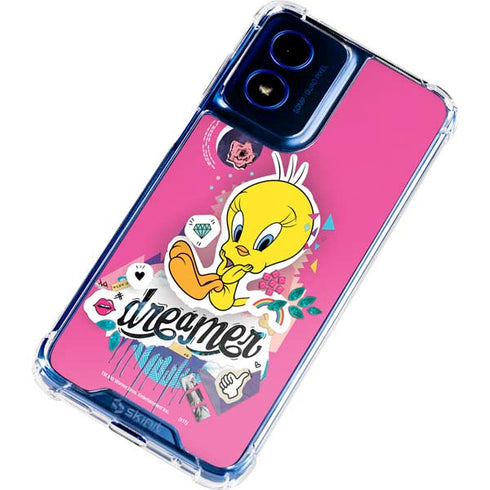 Looney Tunes Tweety Bird Dreamer Moto G Play 4G (2024) Clear Case