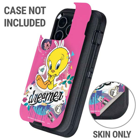 Looney Tunes Tweety Bird Dreamer Otterbox Defender iPhone Skin