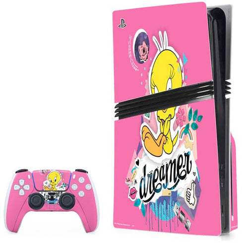 Looney Tunes Tweety Bird Dreamer PlayStation PS5 Skins