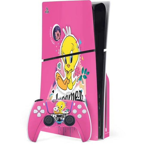 Looney Tunes Tweety Bird Dreamer PlayStation PS5 Skins