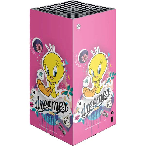 Looney Tunes Tweety Bird Dreamer XBox Series X Digital Edition Console Skin