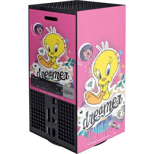 Looney Tunes Tweety Bird Dreamer XBox Series X Digital Edition Console Skin