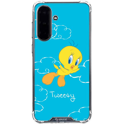 Looney Tunes Tweety Bird Flying Galaxy A36 5G Clear Case
