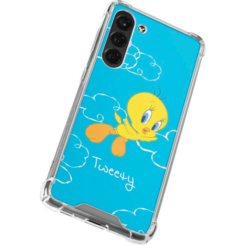 Looney Tunes Tweety Bird Flying Galaxy S24 FE Clear Case
