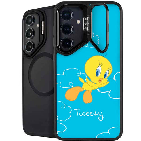 Looney Tunes Tweety Bird Flying Galaxy S25 Kickstand Case