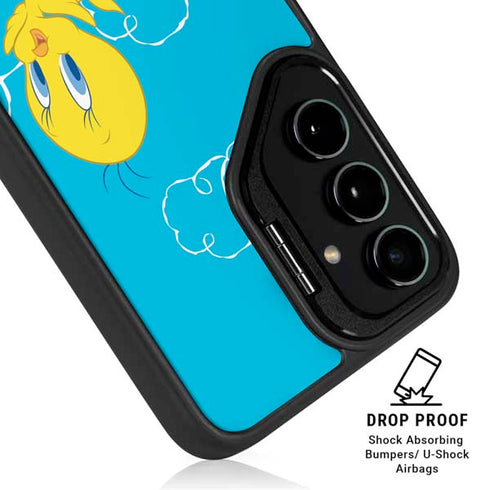 Looney Tunes Tweety Bird Flying Galaxy S25 Kickstand Case