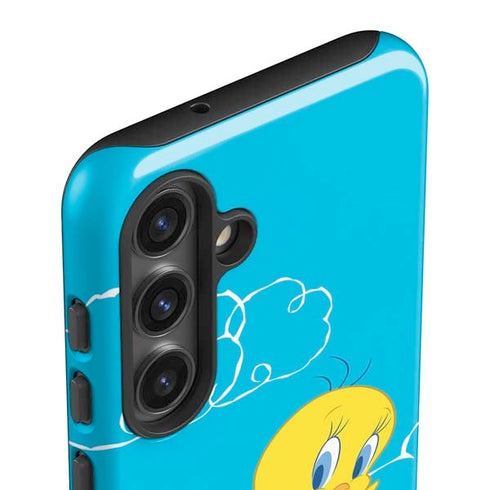 Looney Tunes Tweety Bird Flying Galaxy S25 Plus Impact Case