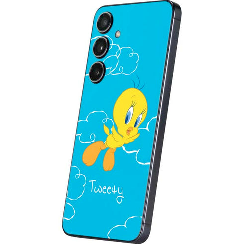 Looney Tunes Tweety Bird Flying Galaxy S25 Plus Skin