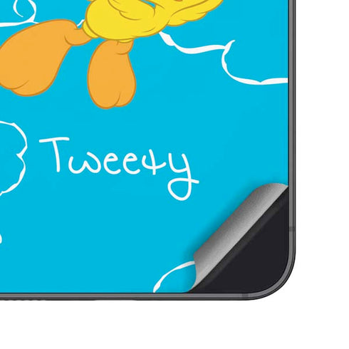 Looney Tunes Tweety Bird Flying Galaxy S25 Skin