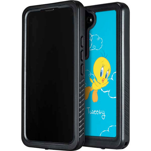Looney Tunes Tweety Bird Flying Galaxy S24 Waterproof Case