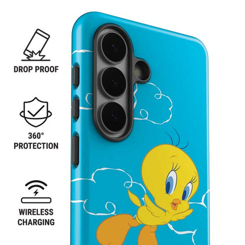 Looney Tunes Tweety Bird Flying Galaxy S26 Impact Case