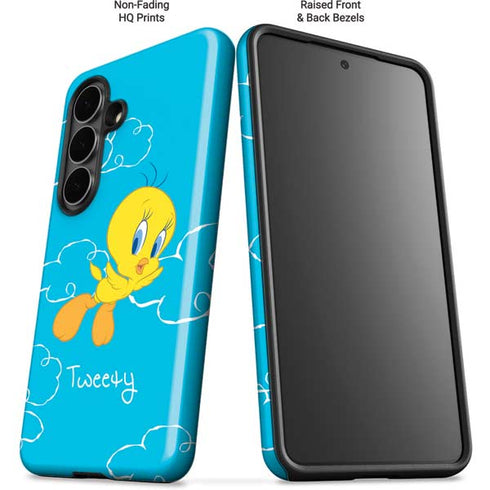 Looney Tunes Tweety Bird Flying Galaxy S26 Plus Impact Case