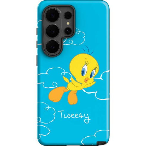 Looney Tunes Tweety Bird Flying Galaxy S26 Ultra Impact Case