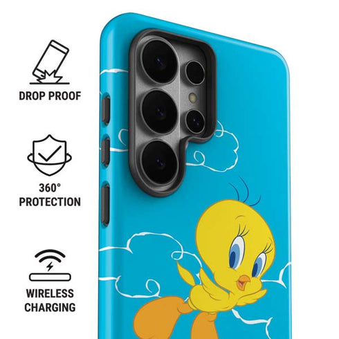 Looney Tunes Tweety Bird Flying Galaxy S26 Ultra Impact Case