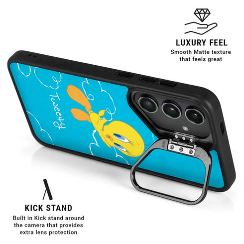 Looney Tunes Tweety Bird Flying Galaxy S26 Ultra Kickstand Case