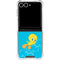 Looney Tunes Tweety Bird Flying Galaxy Z Flip7 Clear Case
