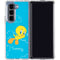 Looney Tunes Tweety Bird Flying Galaxy Z Fold5 5G Clear Case