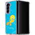 Looney Tunes Tweety Bird Flying Galaxy Z Fold5 5G Clear Case