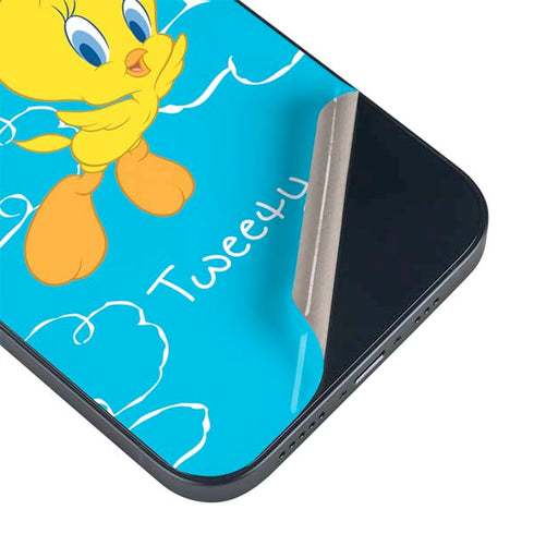 Looney Tunes Tweety Bird Flying iPhone 15 Skin