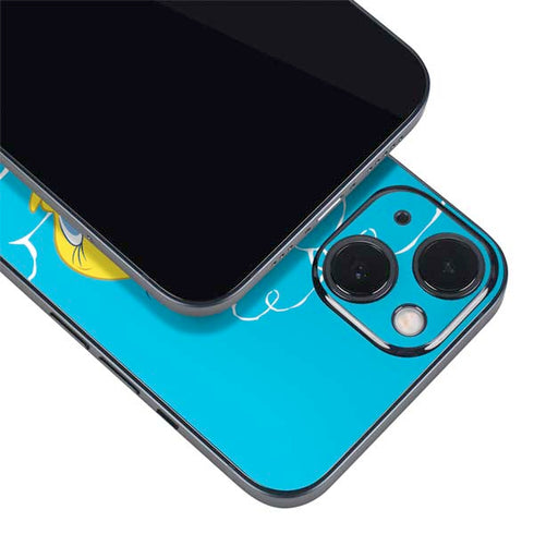 Looney Tunes Tweety Bird Flying iPhone 15 Skin