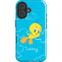 Looney Tunes Tweety Bird Flying iPhone 16 Plus Impact Case