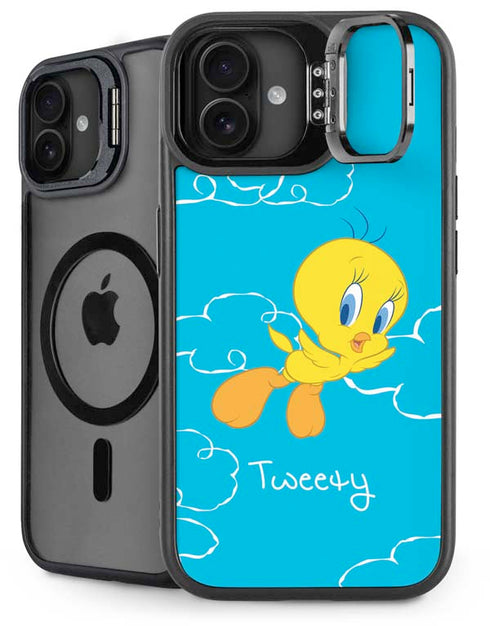 Looney Tunes Tweety Bird Flying iPhone 16 Plus Kickstand Case