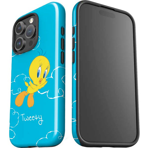 Looney Tunes Tweety Bird Flying iPhone 16 Pro Impact Case