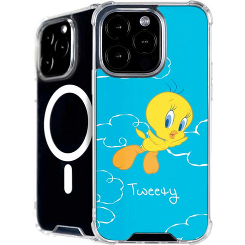 Looney Tunes Tweety Bird Flying iPhone 16 Pro MagSafe Case