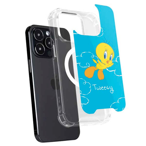 Looney Tunes Tweety Bird Flying iPhone 16 Pro MagSafe Case