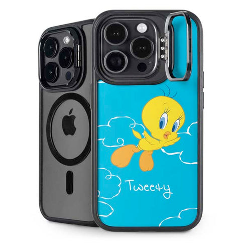 Looney Tunes Tweety Bird Flying iPhone 16 Pro Max Kickstand Case