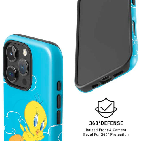Looney Tunes Tweety Bird Flying iPhone 16 Pro Max Magsafe Impact Case