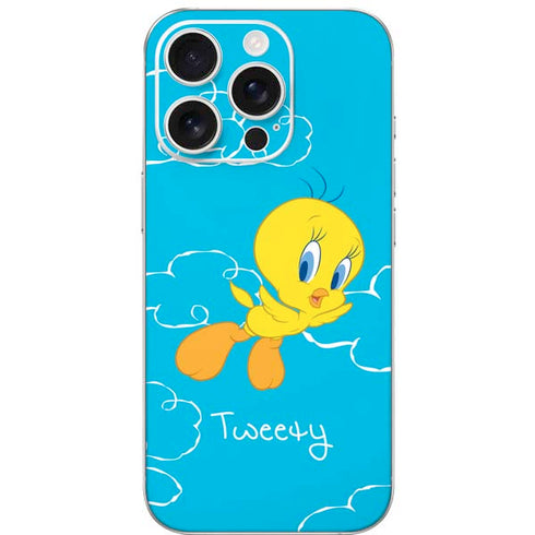 Looney Tunes Tweety Bird Flying iPhone 16 Pro Skin